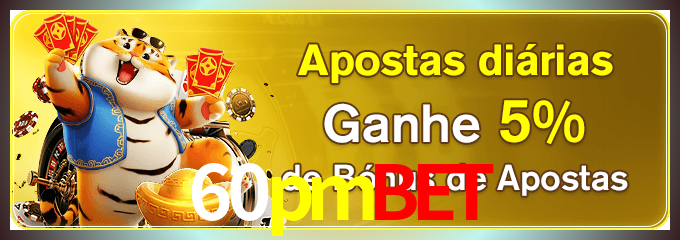 60pmbet Promoção Chuva de Bônus – Slots